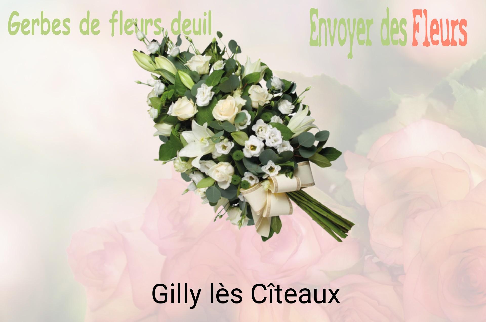 Gerbe de fleurs de deuil livrée à Gilly-lès-Cîteaux