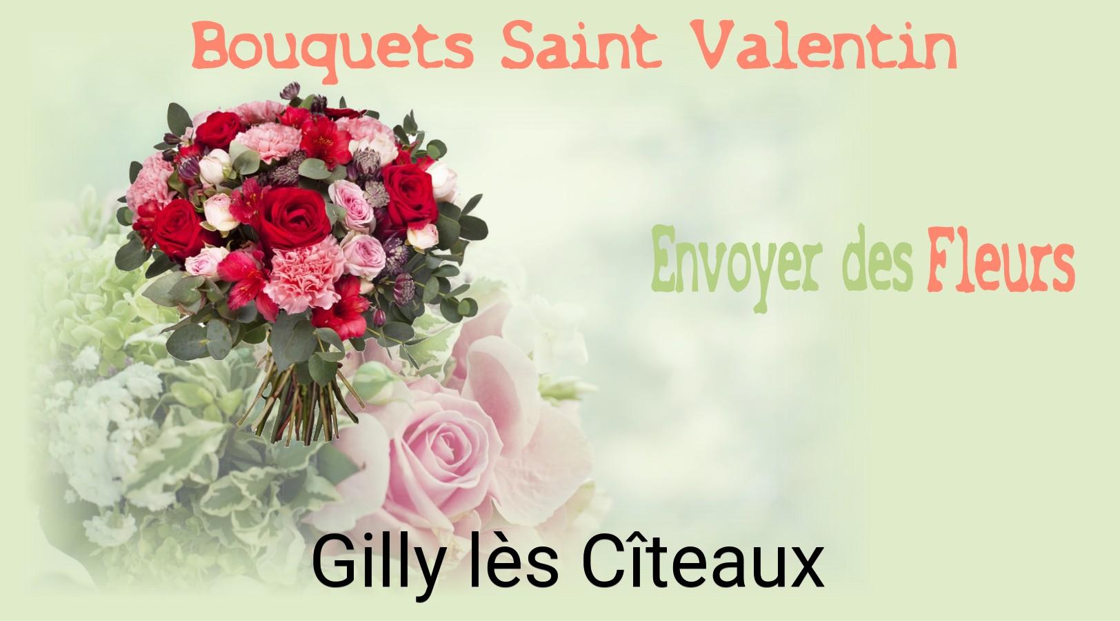 Roses de Saint-Valentin livrées à Gilly-lès-Cîteaux